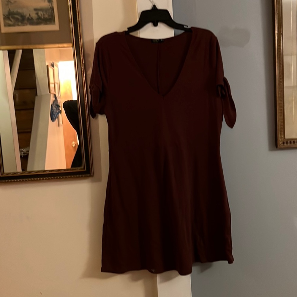 Burgundy skate dress